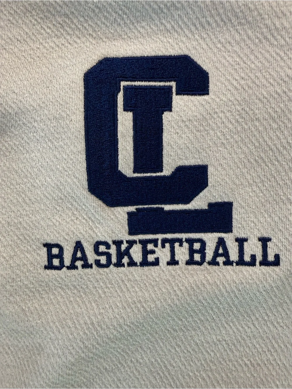 Nike Light Grey & Navy Basketball Quarter-Zip Pullover